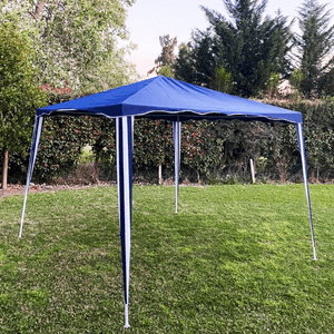 GAZEBO AVELINO 3x3mts TELA POLYESTER AZUL T796002