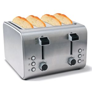TOSTADORA PEABODY ACERO INOX. 4 REBANADAS PE-T8520