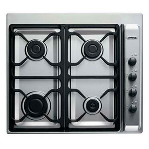 ANAFE LONGVIE A GAS 4 HORNALLAS ACERO INOX. A6600XF