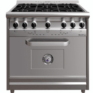 COCINA MORELLI COUNTRY 90CM PUERTA CIEGA ACERO INOX. 18033