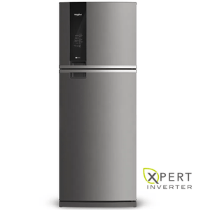 HELADERA NO FROST WHIRLPOOL 500L INVERTER ACERO INOX. WRM57K2