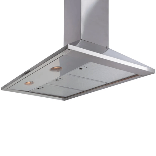 CAMPANA DE PARED WHIRLPOOL 90cm ACERO INOX. WAI92AR