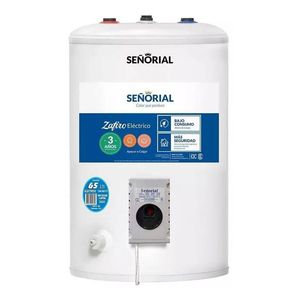 TERMOTANQUE SEÑORIAL 65L ELECTRICO DE PIE /COLGAR CONEX. SUPERIOR LINEA ZAFIRO.
