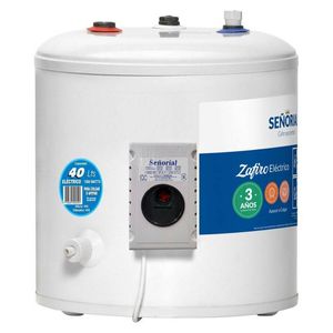 TERMOTANQUE SEÑORIAL 40L ELECTRICO DE PIE /COLGAR CONEX. SUPERIOR LINEA ZAFIRO.