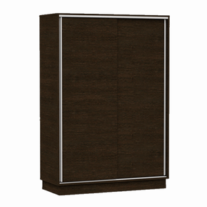 PLACARD DIELFE PUERTAS CORREDIZAS TONO WENGUE 135x195x55.3cm PE135