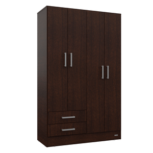PLACARD E-MOSCONI 4 PUERTAS TONO WENGUE 113x181x46cm 56281