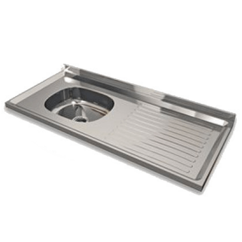 MESADA ACERO INOXIDABLE 120cm