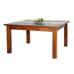MESA MOBILIA CUADRADA TONO CEDRO 140x140cm