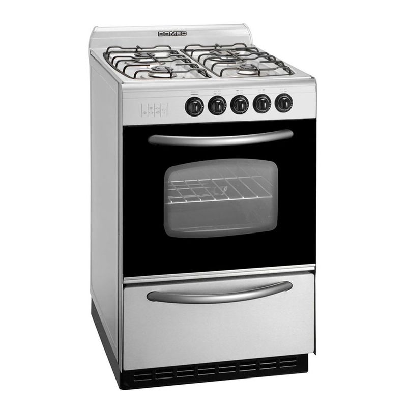 Cocina Eléctrica Domec CEXG 56cm con Cajón Parrilla