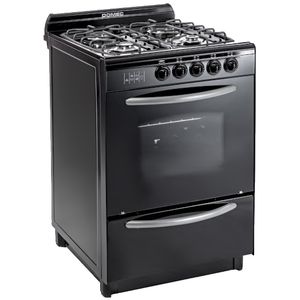 COCINA DOMEC 56cm NEGRA UNIMATIC MULTIGAS CNUPV