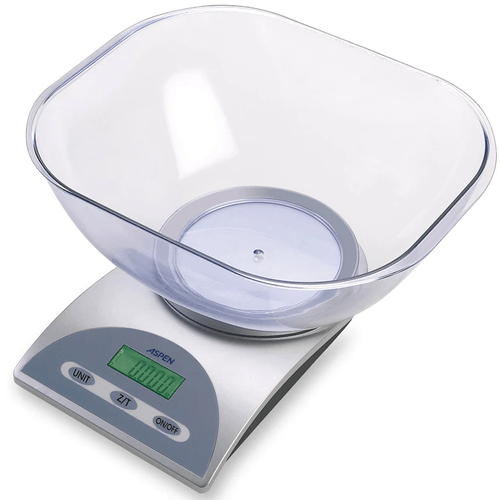 BALANZA DE COCINA ASPEN DIGITAL CON BOWL BC-220