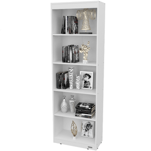 BIBLIOTECA E-MOSCONI 4 ESTANTES 60cm TONO BLANCO 81046
