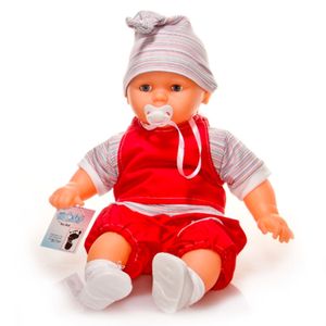 MUÑECA MI BEBE CHICO SACA CHUPETE Y LLORA