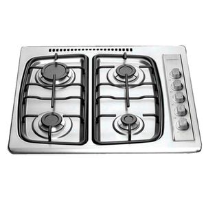 ANAFE DOMEC A GAS 4 HORNALLAS ACERO INOX. MG AVXV