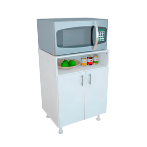 PORTA MICROONDAS E-MOSCONI EXPRESS TONO BLANCO 57x84x45cm 56358