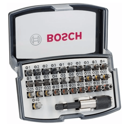 SET DE ATORNILLADO BOSCH 32 PIEZAS X-LINE