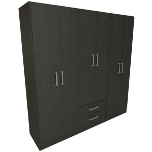 PLACARD 6 PUERTAS WENGUE 181x184x47cm 3503