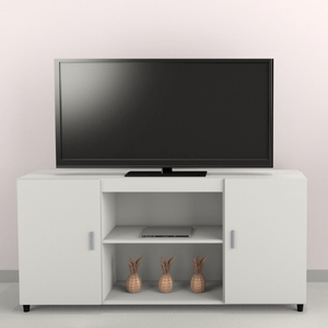 MESA TABLES TV 56" TONO BLANCO 1400