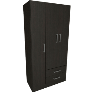 PLACARD 3 PUERTAS TONO WENGUE 92x184x47cm 3533