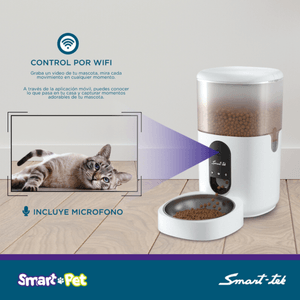 COMEDERO AUTOMATICO SMART-TEK CON WI-FI Y CAMARA PF200