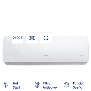 AIRE ACONDICIONADO SPLIT BGH 2650w F/C BS26WCAU