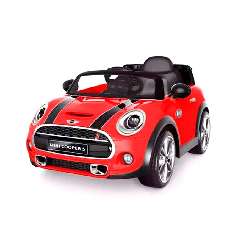 AUTO-BIEMME-7002-MINI-COOPER-ROJO-12V-CCONTROL-REMOTO-Y-MP32