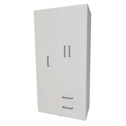 PLACARD 3 PUERTAS TONO BLANCO 91X184x47cm 3532