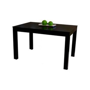 MESA CAMPAGNOLA ALPHA MADERA NEGRA 120x80cm