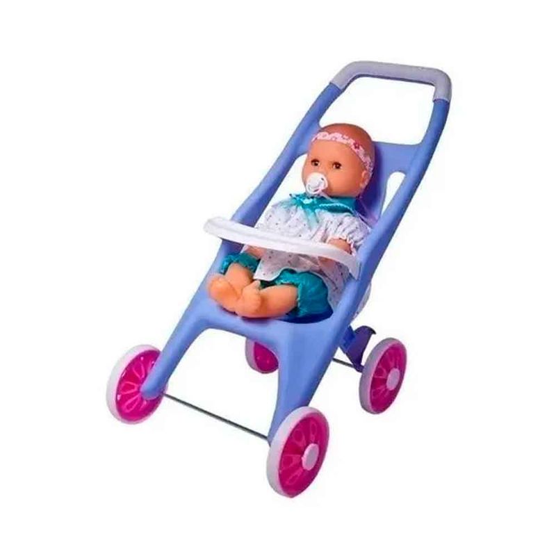 MUÑECA-YOLLY-BELL-146-MI-BEBE-C-COCHECITO-PASEO-ACC