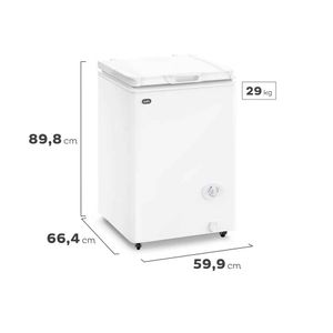 FREEZER GAFA DUAL 117L INVERTER BLANCO FGHI100B-S