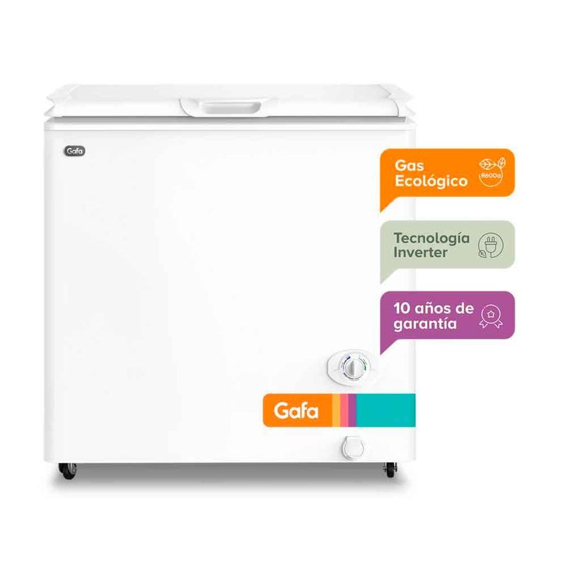 FREEZER-GAFA-FGHI200B-M-BLANCO-INVERTER-205LTS