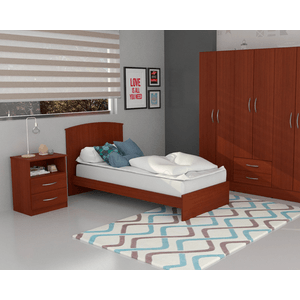 MESA DE LUZ E-MOSCONI EXPRESS TONO CAOBA 55814