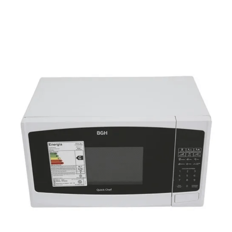 MICROONDAS BGH 20L DIGITAL BLANCO B120D