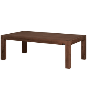 MESA RATONA CONTEMPORANEA DE MADERA TONO CASTAÑO 90cm