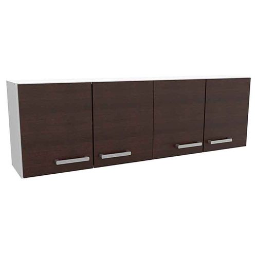 ALACENA MOSCONI 4 PUERTAS 1.60m TONO CHOCOLATE 10117