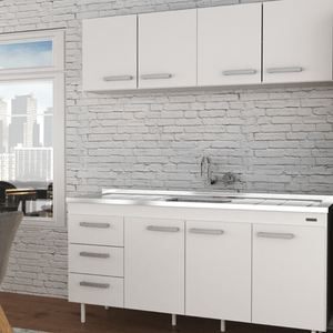 COMBO DE COCINA E-MOSCONI 1.60m S/BACHA TONO BLANCO 10147