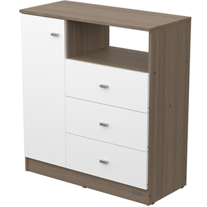 CÓMODA E-MOSCONI TONO CARVALHO MEZZO/BLANCO DAKAR ZERO 56865