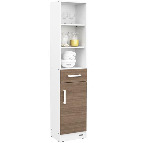 DESPENSERO E-MOSCONI 1.80m C/CAJON TONO CARVALHO MEZZO/BLANCO 10200