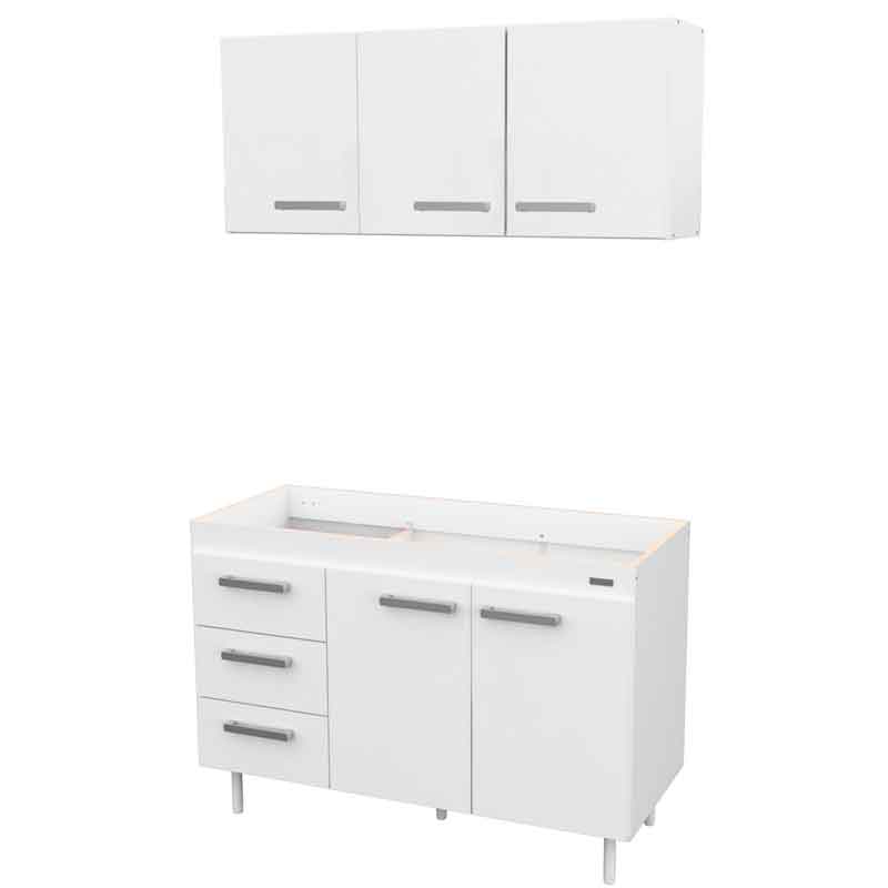 Mueble Cocina Mosconi 1,20m Organizador Melamina