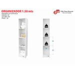 ORGANIZADOR-MOSCONI-10158-150-MTS.-COLUMNA-CON-ESTANTES-BLANCO