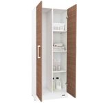 ORGANIZADOR-MOSCONI-10208-150-MTS.-COLUMNA-CON-ESTANTES-CARVALHO-MEZZO