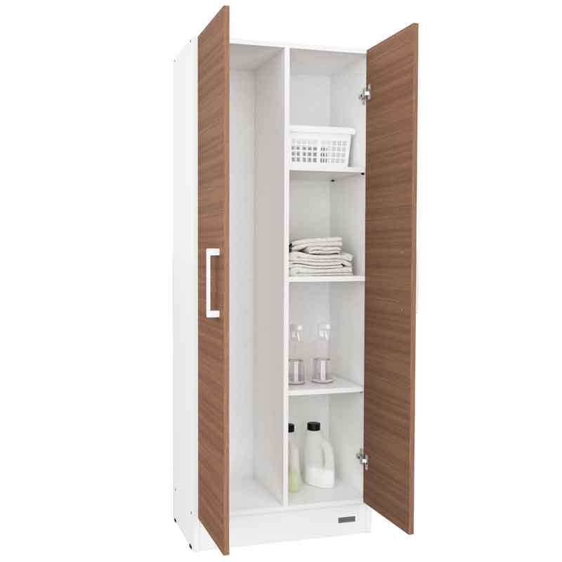 ORGANIZADOR-MOSCONI-10208-150-MTS.-COLUMNA-CON-ESTANTES-CARVALHO-MEZZO