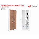 ORGANIZADOR-MOSCONI-10207-150-MTS.-COLUMNA-CON-ESTANTES-CHOCOLATE