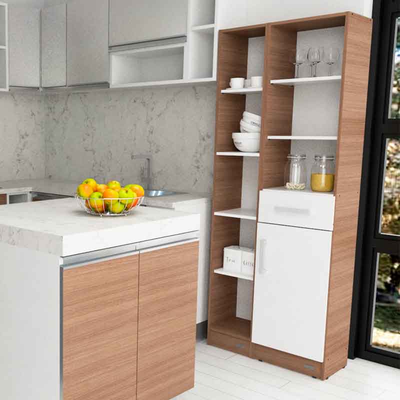 ORGANIZADOR-MOSCONI-10213-180-MTS.-COLUMNA-CON-ESTANTES-CARVALHO-MEZZO