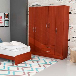 PLACARD E-MOSCONI 5 PUERTAS CAOBA 141x181x46cm 55984