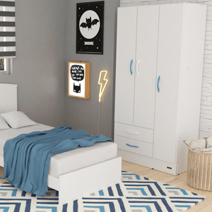 PLACAR E-MOSCONI 3 PUERTAS TONO BLANCO 85x181x46cm 56329