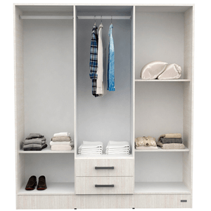PLACARD E-MOSCONI 6 PUERTAS TONO VENEZIA 169x182x46cm 56517