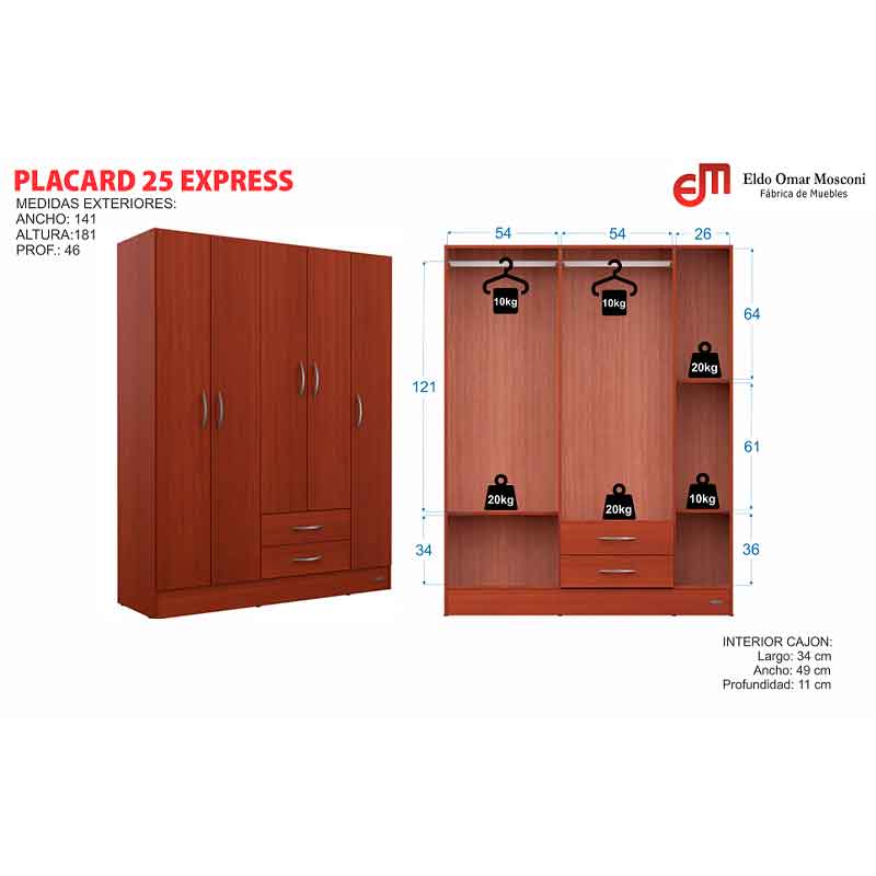 ROPERO-MOSCONI-55979-5-PUERTAS-2-CAJONES-CHOCOLATE4