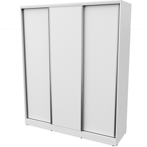 PLACARD E-MOSCONI PUERTAS CORREDIZAS TONO BLANCO 182x220x60cm 56385