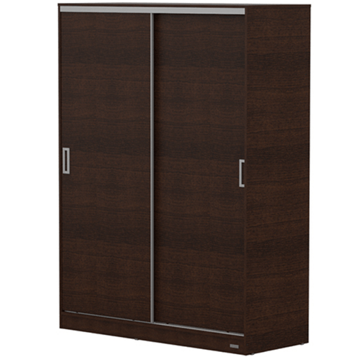 PLACARD 2 PUERTAS CORREDIZAS TONO WENGUE 140x185cm 56416
